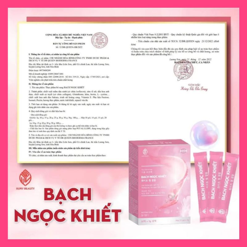 5 hộp Collagen Bạch Ngọc Khiết