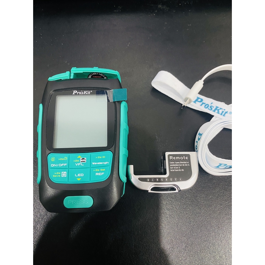Máy đo công suất quang Pro'sKit MT-7615 4in1 đo OPM + VFL15km + LED + Test mạng