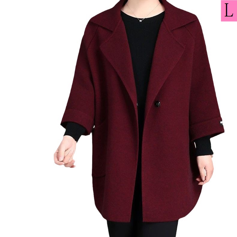 Áo Khoác Len Thời Trang Mùa Thu Mới 2023 Cho Phụ Nữ Trung Niên