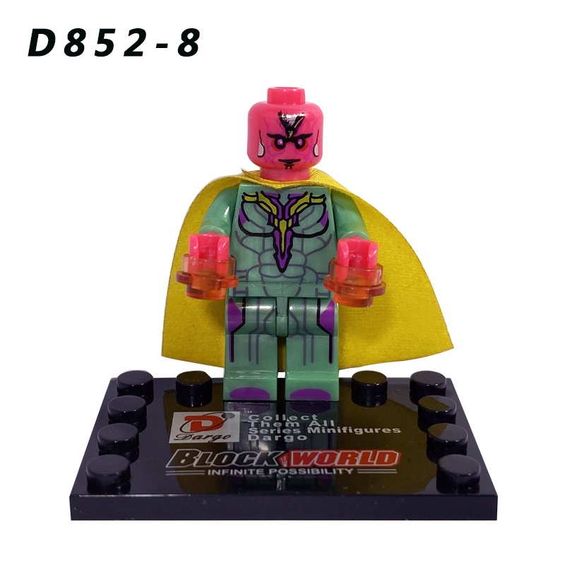 Đồ Chơi Lắp Ráp lego Siêu Anh Hùng marvel ultron iron man scarlet flash