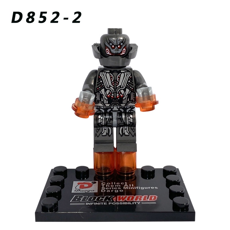 Đồ Chơi Lắp Ráp lego Siêu Anh Hùng marvel ultron iron man scarlet flash