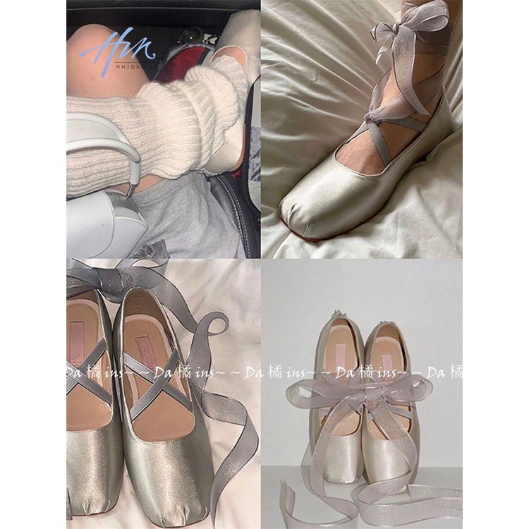 Giày Búp Bê Đế Bằng Chống Trượt Thiết Kế Mới Thời Trang Mùa Hè 2023 Dành Cho Nữ