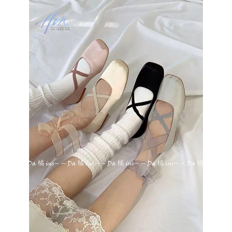 Giày Búp Bê Đế Bằng Chống Trượt Thiết Kế Mới Thời Trang Mùa Hè 2023 Dành Cho Nữ