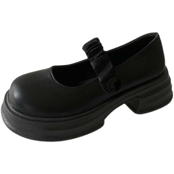 Giày mary jane Da Đế Dày Kiểu Dáng Đơn Giản Trẻ Trung Dành Cho Nữ