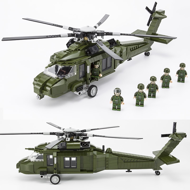 So Với lego black hawk armed helicopter v-22 Bộ Lắp Ráp Tàu Thuyền Hình Bầu Dục