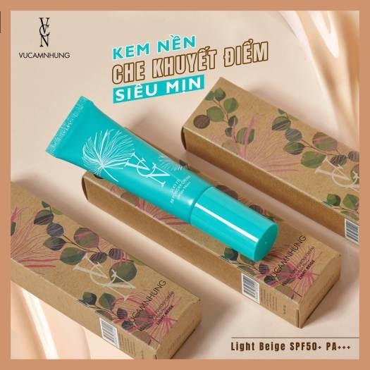 Kem Nền trang điểm VCN Silky Fit Bb Powder Cream Spf 50+ Pa+++ Che Khuyết Điểm Siêu Mịn da đẹp, sắc đẹp 20G Thailand