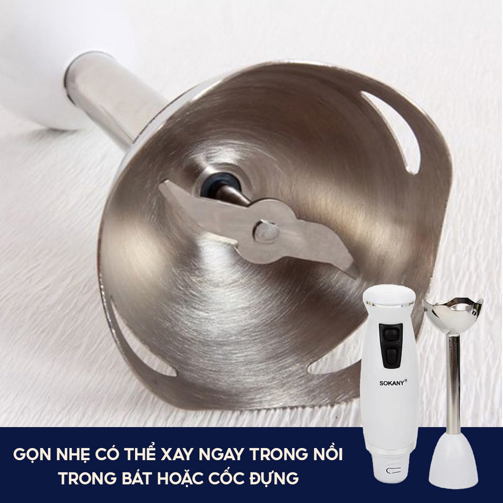 Máy Xay Cầm Tay Sokany Hb250a Loại Máy Đơn,máy Xay Sinh Tố Cầm Tay,máy Xay Đa Năng Cao Cấp - Tongkhogiadung