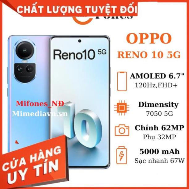 Điện thoại Oppo Reno 10 5G chính hãng bảo hành toàn quốc