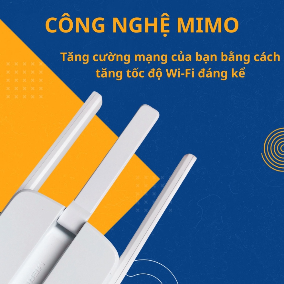 Bộ kích sóng wifi 3 râu Mercusys (wireless 300Mbps) cực mạnh, Cục thu phát hút mở rộng sóng wifi chính hãng [ Hàng Tốt ] | BigBuy360 - bigbuy360.vn