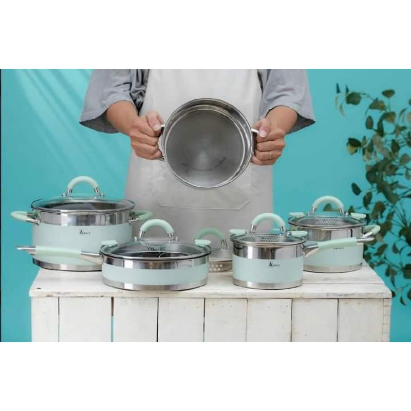 Bộ nồi inox cao cấp AMEY