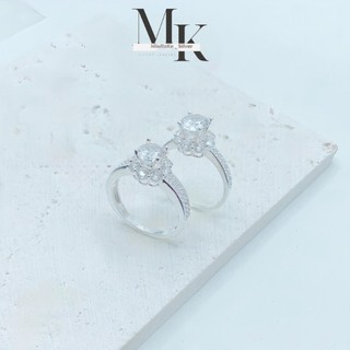 Nhẫn Bạc Nữ Đính Đá Siêu Phẩm Hè Thu FREE SIZE - Nhẫn Bạc MiuNaKo