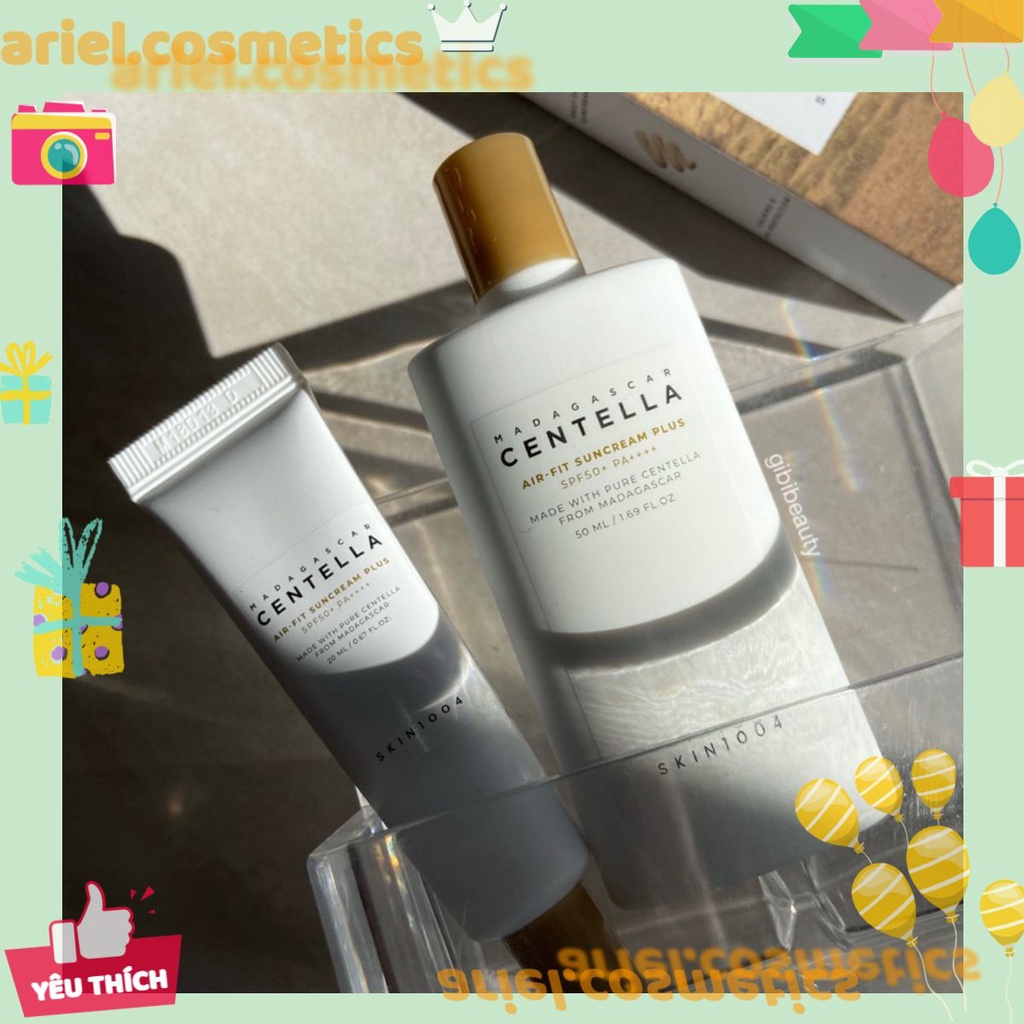 Kem chống nắng SKIN1004 Madagascar Centella Air-fit Suncream Plus SPF50+PA++++