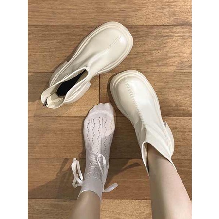 Giày Boot martin Đế Dày Thiết Kế Mới Thời Trang Dành Cho Nữ