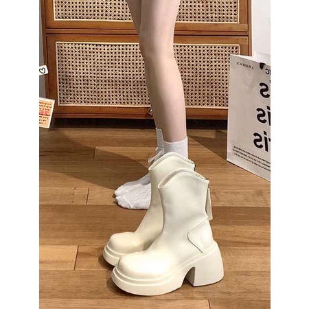 Giày Boot martin Đế Dày Thiết Kế Mới Thời Trang Dành Cho Nữ