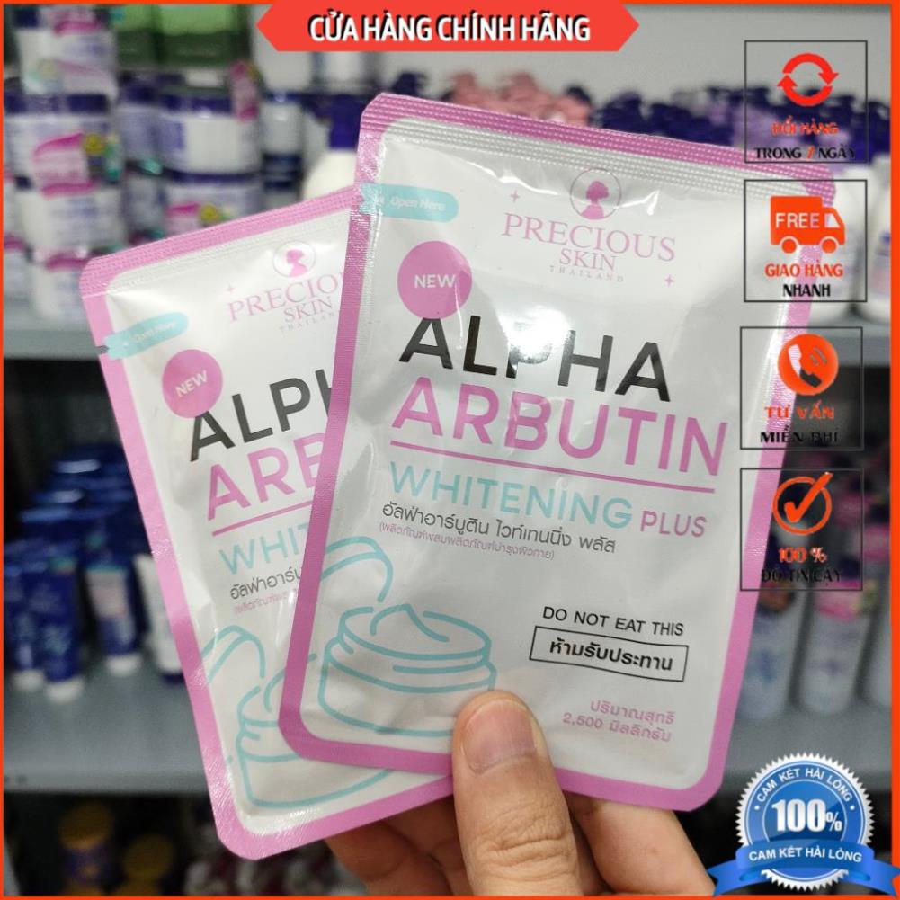 Bột Kích Trắng Alpha Arbutin Whitening Plus Giúp Dưỡng Trắng Da Precious Skin Hàng Thái Lan - DORIS SHOP