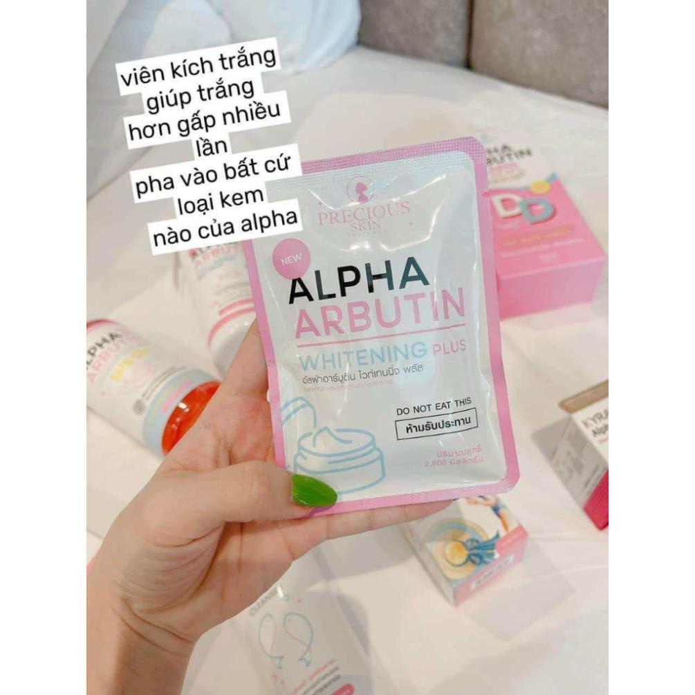 Bột Kích Trắng Alpha Arbutin Whitening Plus Giúp Dưỡng Trắng Da Precious Skin Hàng Thái Lan - DORIS SHOP