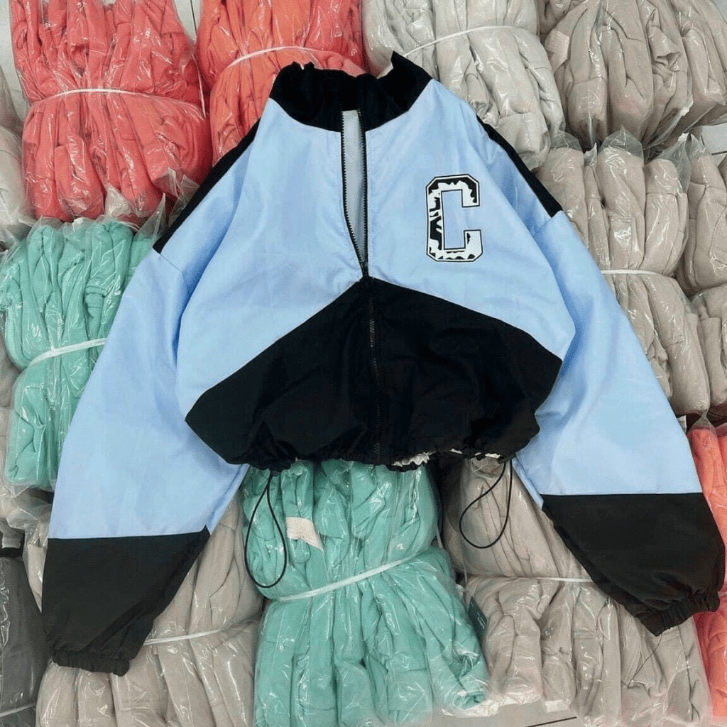 ÁO KHOÁC DÙ CROPTOP TAY DÀI THỜI TRANG NỮ HOT HIT , MẪU MỚI ĐI CHƠI ĐI HỌC CHO CÁC BẠN TRẺ JANGMY SHOP