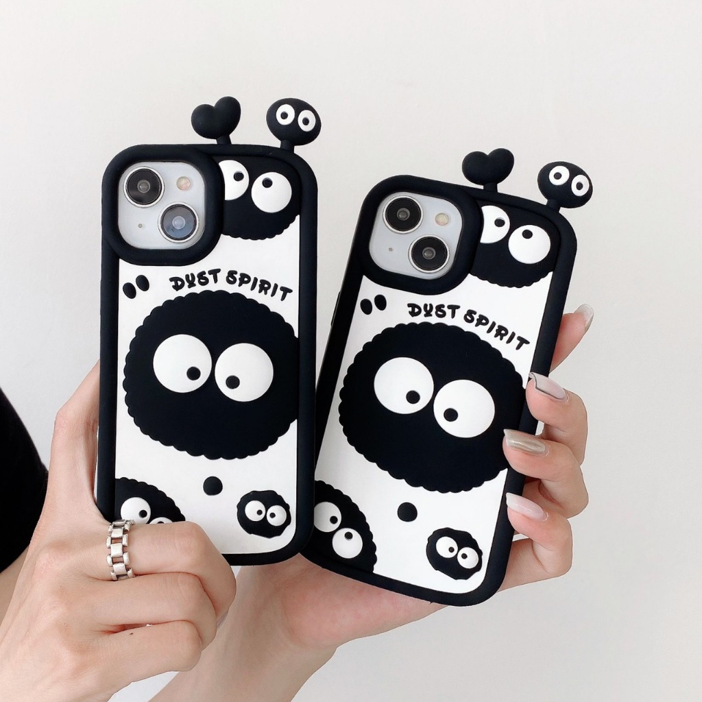 Ốp lưng iphone hoạ tiết Hòn Than Cute 6plus/6splus/7plus/8plus/x/xs/xsmax/11/12/13/14/15/pro/plus/promax