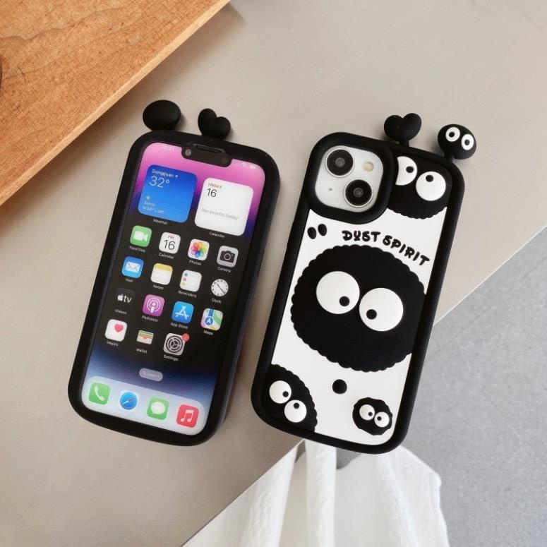 Ốp lưng iphone hoạ tiết Hòn Than Cute 6plus/6splus/7plus/8plus/x/xs/xsmax/11/12/13/14/15/pro/plus/promax