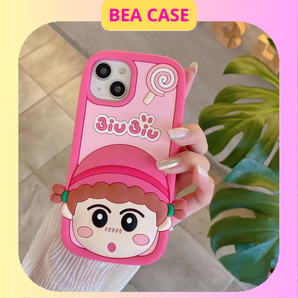 Ốp lưng iphone hoạ tiết cô bé bút chì kẹo mút iu iu 6plus/6splus/7plus/8plus/x/xs/xsmax/11/12/13/14/pro/max/plus/promax