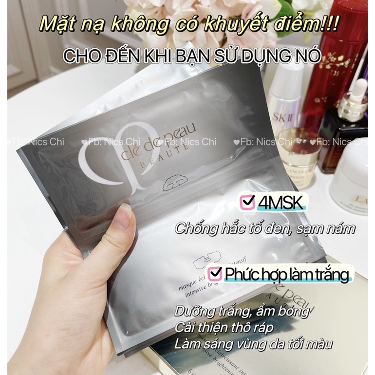 Mặt nạ trắng da Cle de peau intensive brightening mask