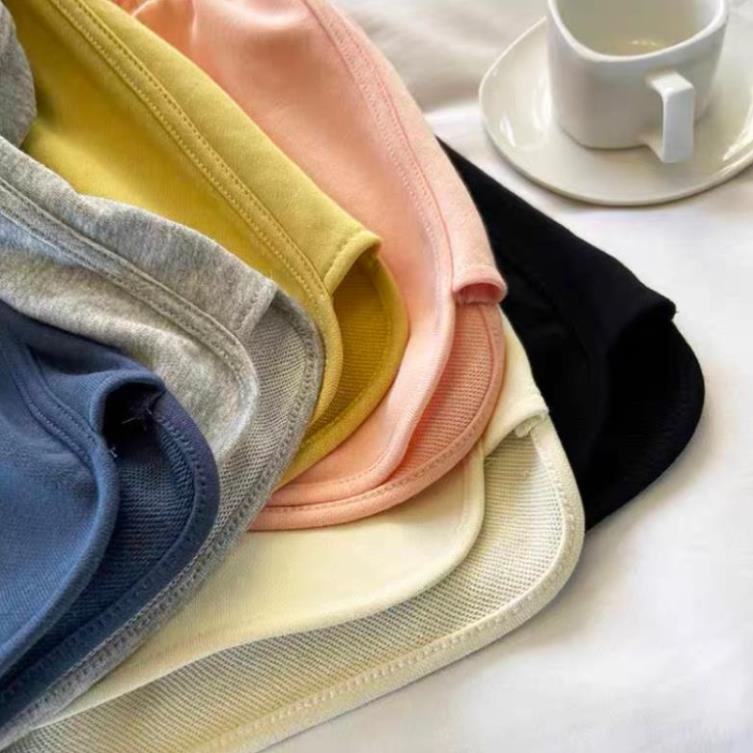 Quần Short Thể Thao Trơn Lưng Cao Ống Rộng Màu Pastel Phong Cách Ulzzang Thời Trang HOT Bikini 071