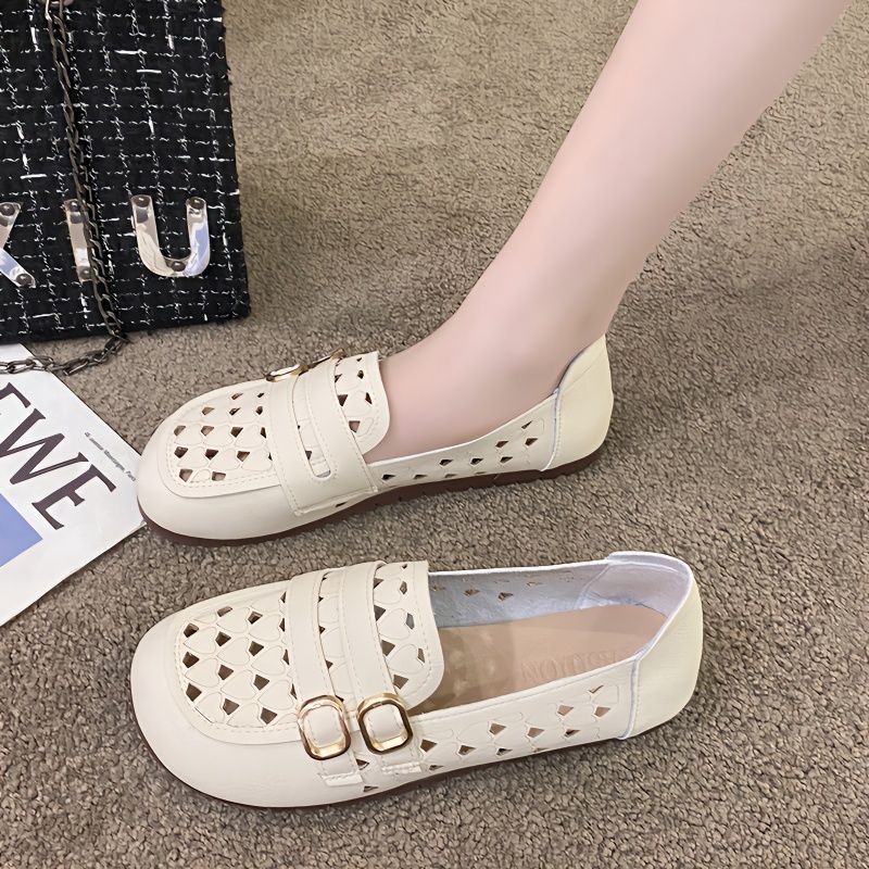 Mới Giày Lười Đế Mềm Thiết Kế Thoáng Khí Thời Trang Cho Nữ