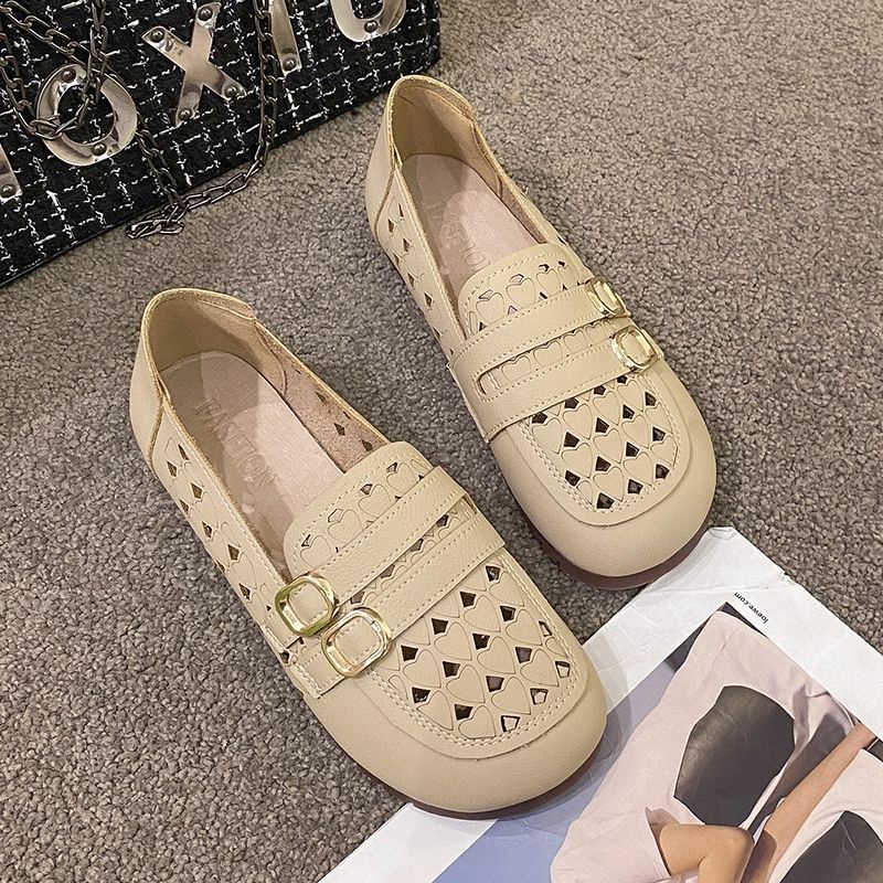 Mới Giày Lười Đế Mềm Thiết Kế Thoáng Khí Thời Trang Cho Nữ