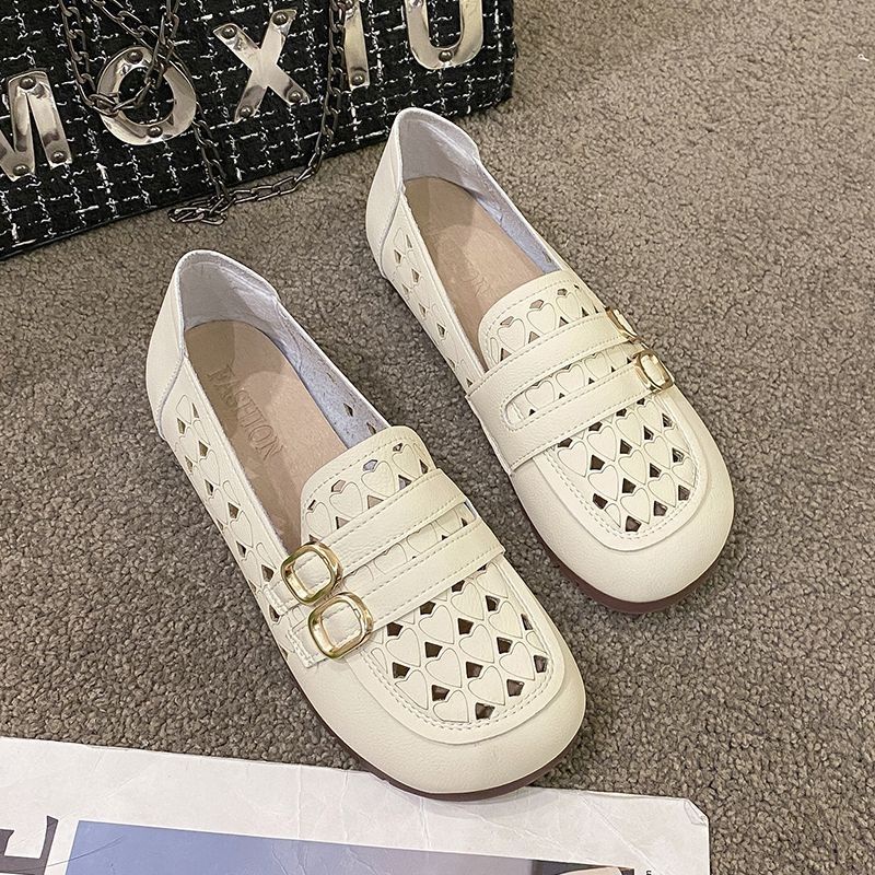 Mới Giày Lười Đế Mềm Thiết Kế Thoáng Khí Thời Trang Cho Nữ