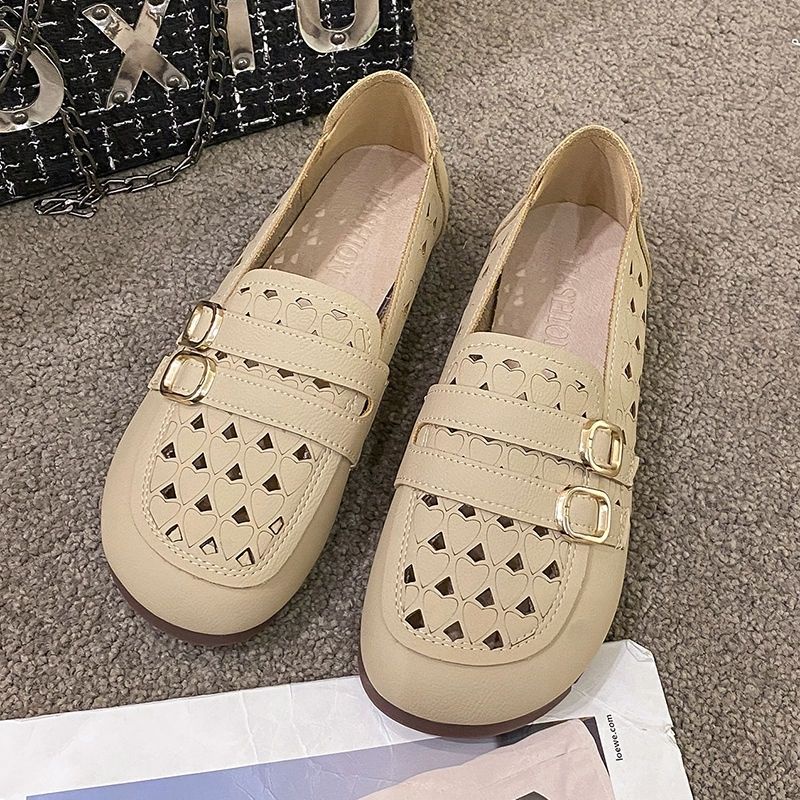 Mới Giày Lười Đế Mềm Thiết Kế Thoáng Khí Thời Trang Cho Nữ