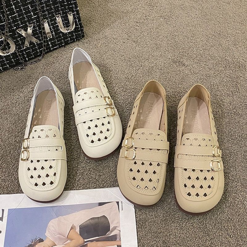 Mới Giày Lười Đế Mềm Thiết Kế Thoáng Khí Thời Trang Cho Nữ
