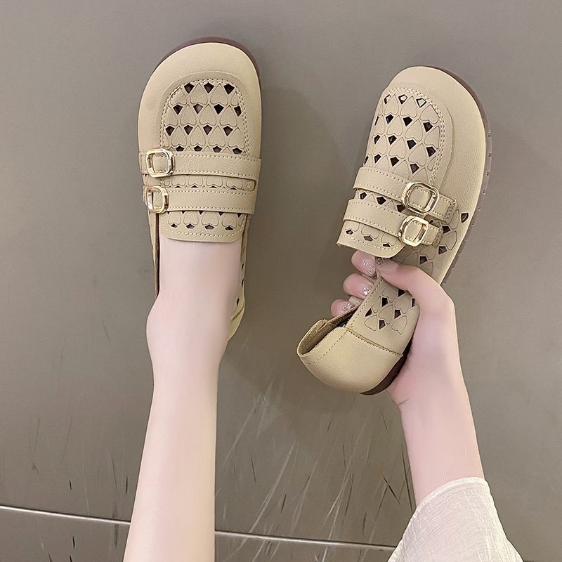 Mới Giày Lười Đế Mềm Thiết Kế Thoáng Khí Thời Trang Cho Nữ