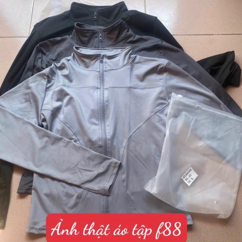 Áo khoác nữ thể thao tay dài, chất liệu co giãn 4 chiều, phù hợp tập gym, yoga, zumba Softie F88