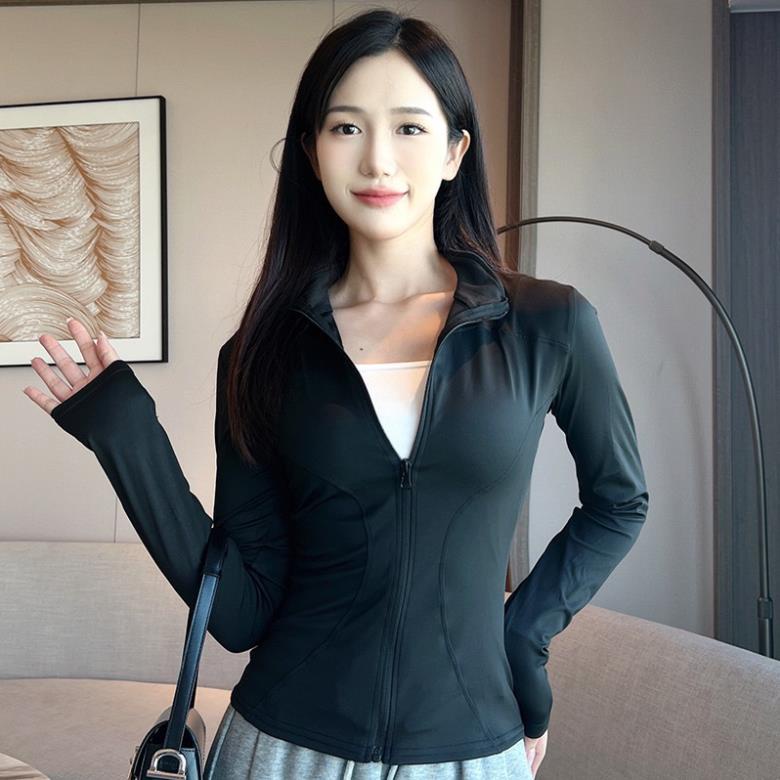 Áo khoác nữ thể thao tay dài, chất liệu co giãn 4 chiều, phù hợp tập gym, yoga, zumba Softie F88