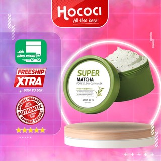 Mặt Nạ Đất Sét Trà Xanh Some By Mi Super Matcha Pore Clean Clay Mask 100g