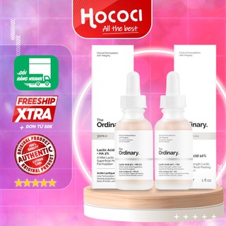 Tinh Chất Tẩy Da Chết Hóa Học The Ordinary Lactic Acid 5% + HA & Latic Acid 10% + HA 30mL