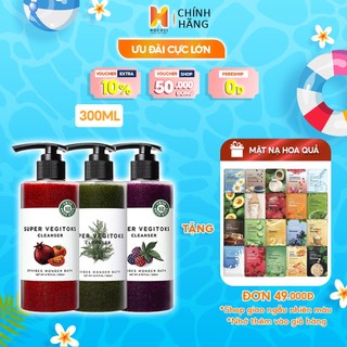 Sữa rửa mặt rau củ thải độc wonder bath super vegitoks cleanser 300ml