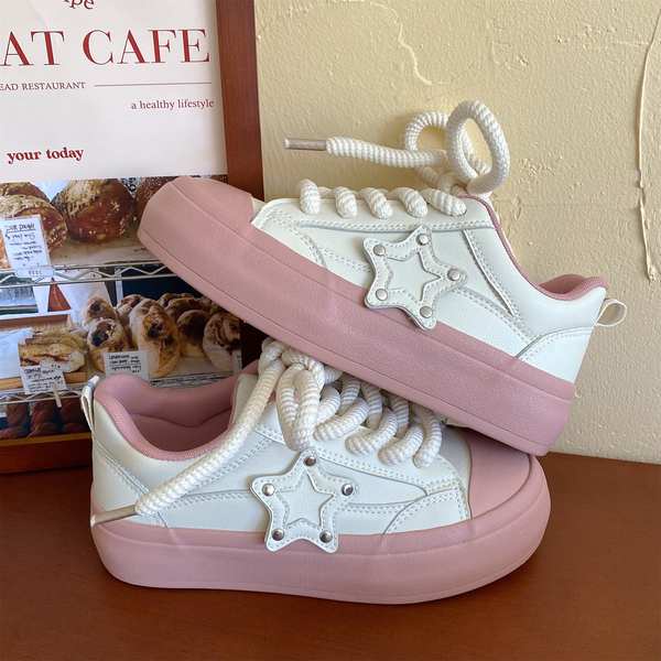 Giày Sneaker Đế Dày Tăng Chiều Cao Thời Trang Cho Nữ