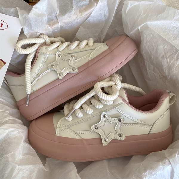 Giày Sneaker Đế Dày Tăng Chiều Cao Thời Trang Cho Nữ