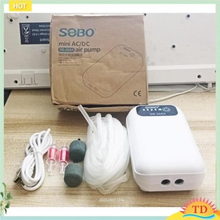  Máy Sủi Oxy Tích Điện SOBO SB-168A 1 Vòi   SB-268A 2 Vòi 