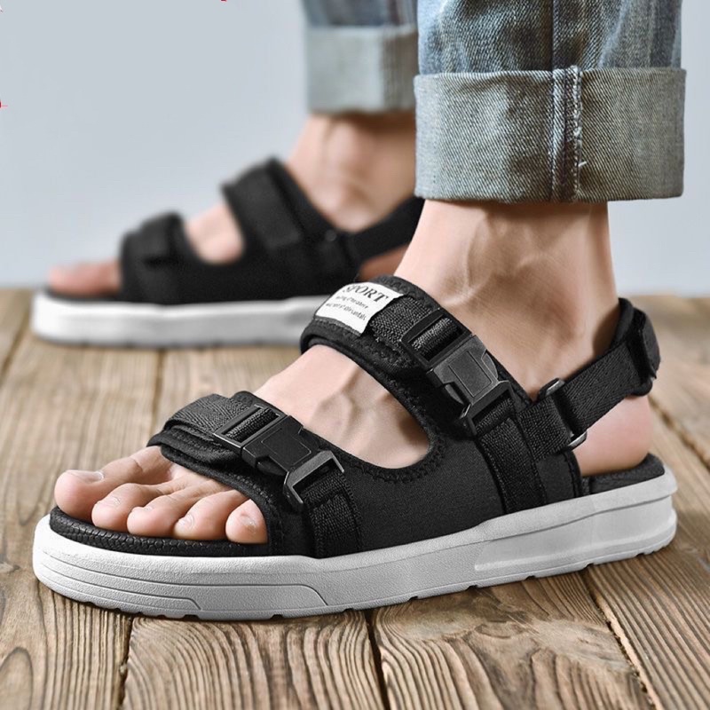 Dép sandal nam bigsize quai ngang cho người chân to size 45, 46