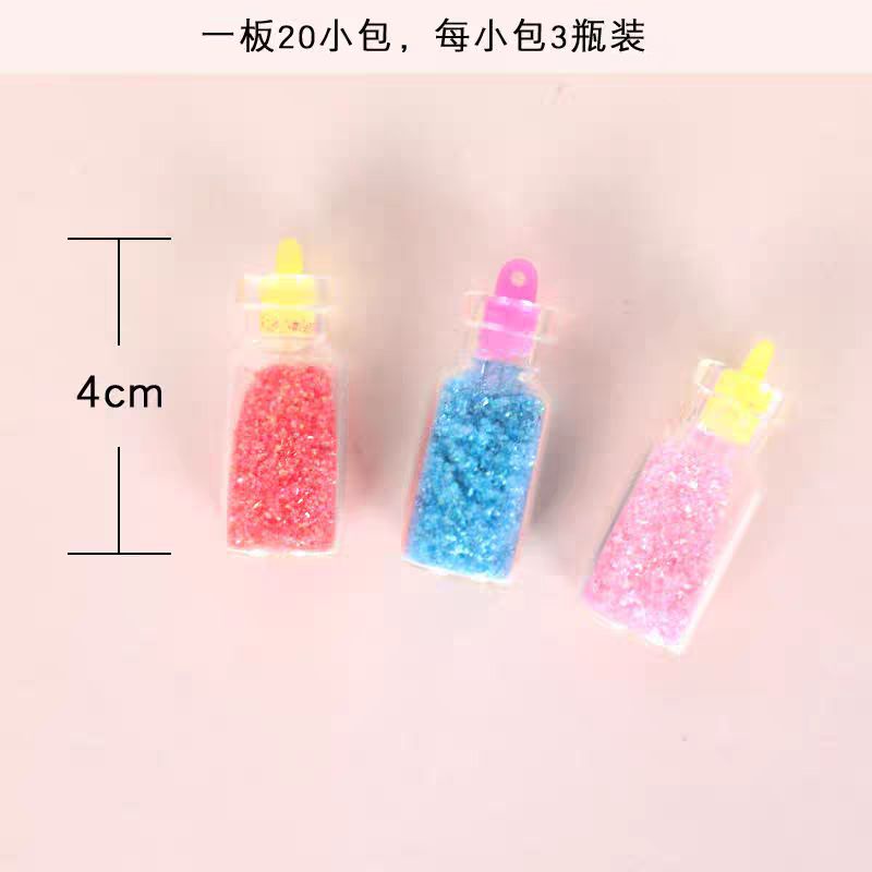 1 Lọ kim tuyến / Ngôi Sao rắc chơi cùng Slam Slime - Kem Keo trang Trí đồ Thêm Xinh