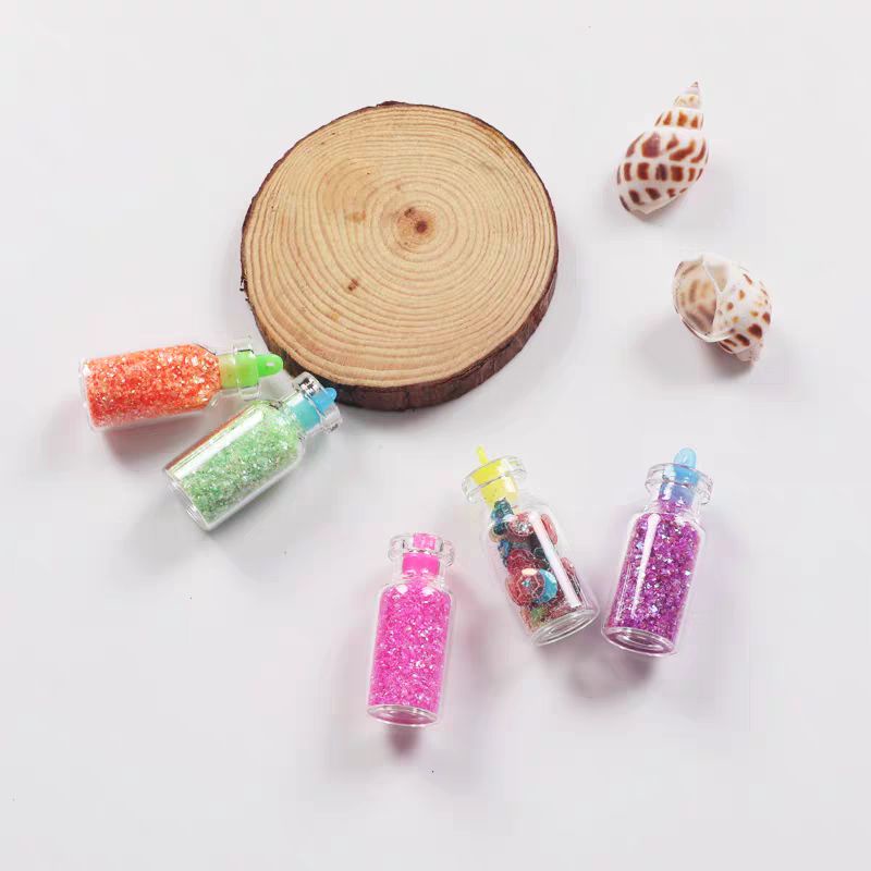 1 Lọ kim tuyến / Ngôi Sao rắc chơi cùng Slam Slime - Kem Keo trang Trí đồ Thêm Xinh