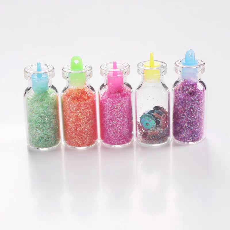 1 Lọ kim tuyến / Ngôi Sao rắc chơi cùng Slam Slime - Kem Keo trang Trí đồ Thêm Xinh