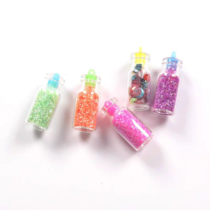 1 Lọ kim tuyến / Ngôi Sao rắc chơi cùng Slam Slime - Kem Keo trang Trí đồ Thêm Xinh