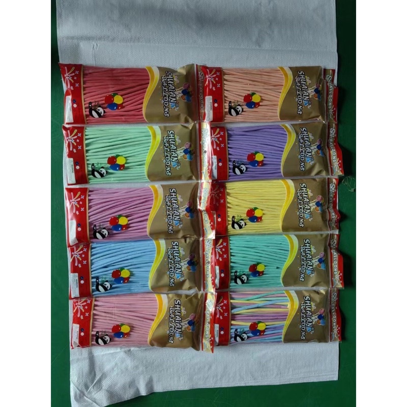 Bóng dài giun màu pastel Shuaian nặn tạo hình nghệ thuật