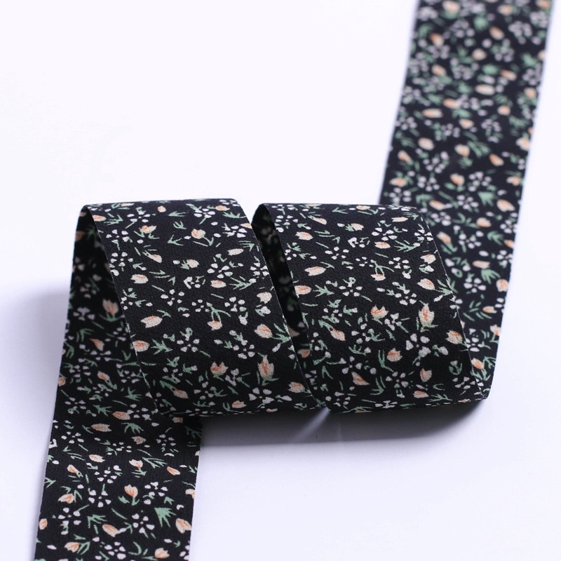 Ruy băng voan hoa 2 mặt HQ 4.0cm