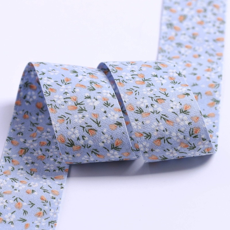 Ruy băng voan hoa 2 mặt HQ 4.0cm