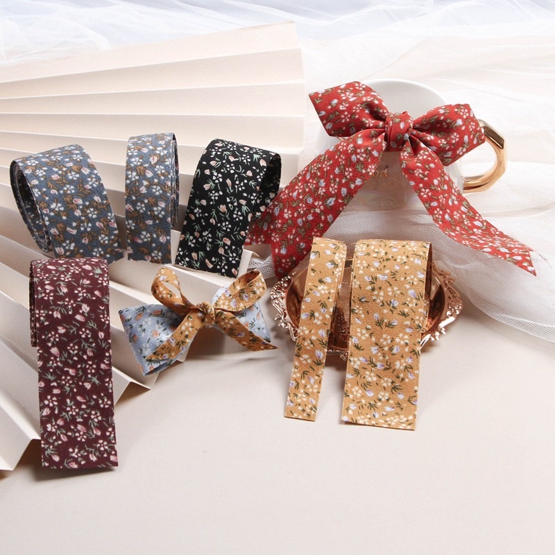 Ruy băng voan hoa 2 mặt HQ 4.0cm