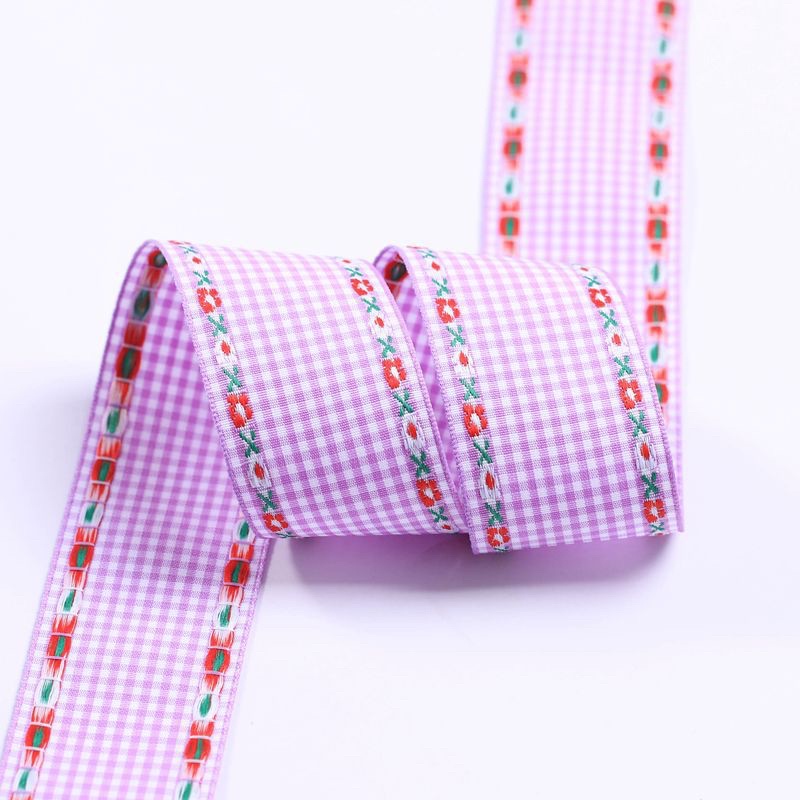 Ruy Băng Caro Nhỏ 4cm Trang Trí Gói Quà Xinh Xắn